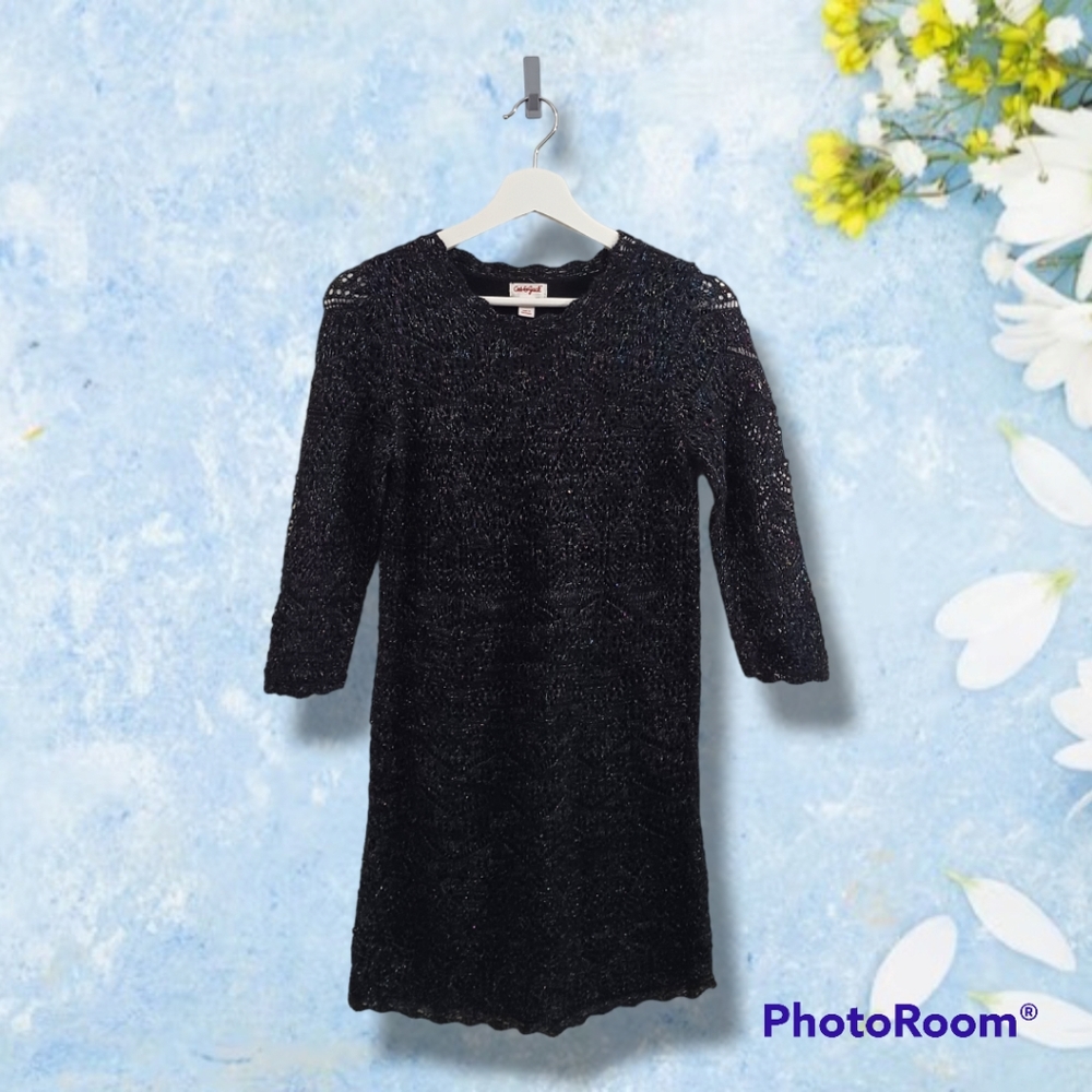 Black glitter dress size 10/12
